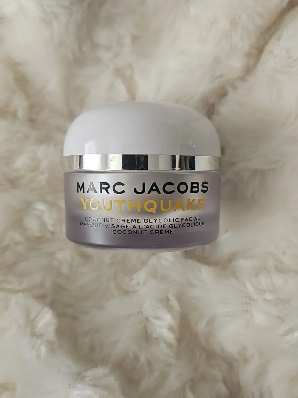 Marc Jacobs Youthquake Coconut Crème Glycolic Facial Glow Mask, NWOB